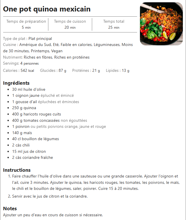 Recette 1